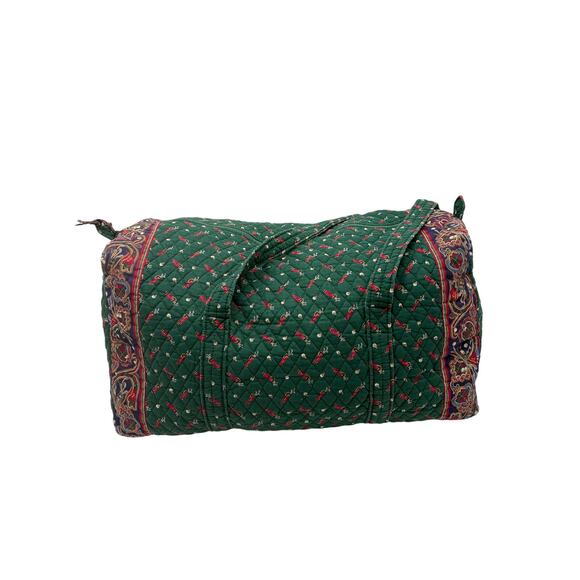 Rare Vera Bradley Vintage Golf Print Extra Large Duffel Bag Made in USA - Picture 2 of 11
